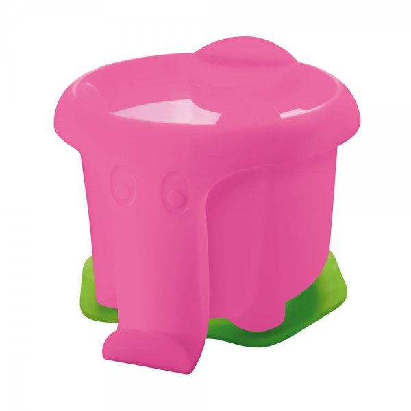 Pelikan Wasserbox Elefant Pink mit Pinselhalter Wasserkammer kippsicher für Farbkasten K12
