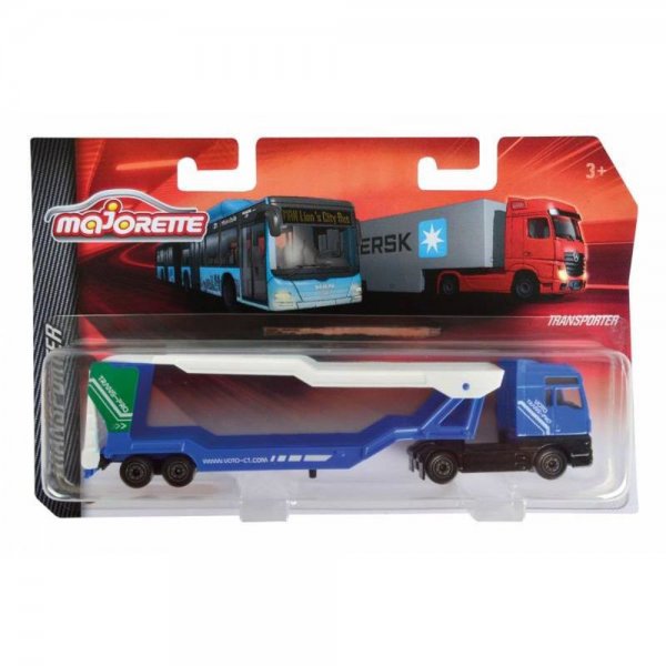 Majorette 212053302 - Transporter Fahrzeug Bus oder LKW Spielzeug Metall 20 cm