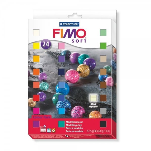 Staedtler FIMO Materialpackung Set Kreativset Modelliermasse Bastelset Basteln