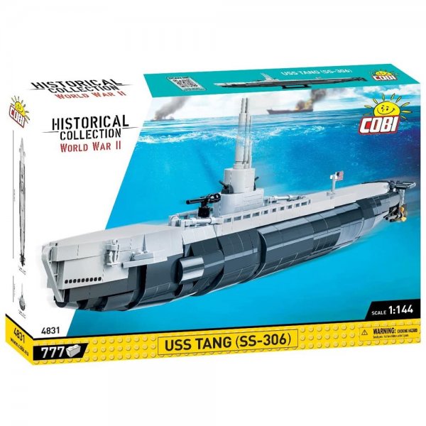 COBI GmbH WW2 USS Tang SS-306 Modellschiff Set Modellbausatz Maßstab 1:144
