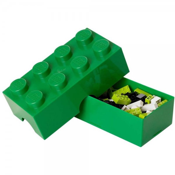 LEGO® Lunch Box 8 Grün Brotdose Snackbox Brotbüchse Stiftebox Brotbox Baustein