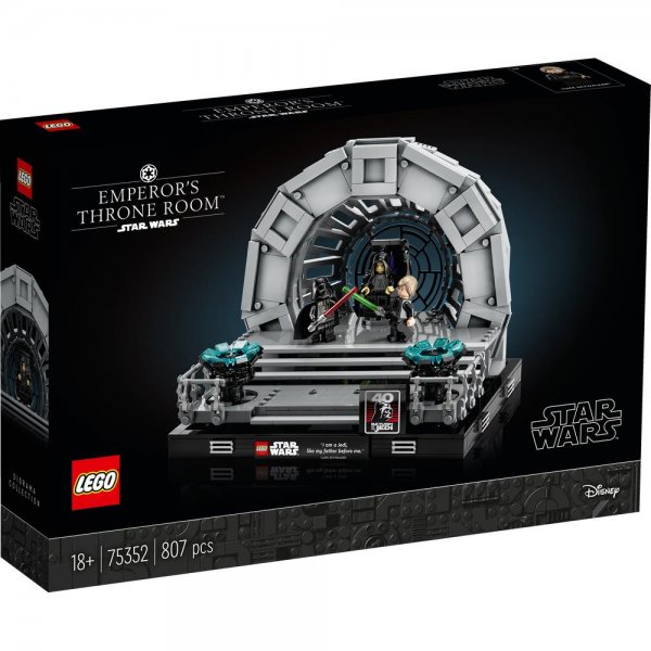 LEGO® Star Wars™ 75352 - Thronsaal des Imperators™ – Diorama Bauset für Erwachsene