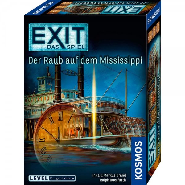 KOSMOS 691721 EXIT - Das Spiel - Der Raub auf dem Mississippi Level: Fortgeschrittene Escape Room Spiel