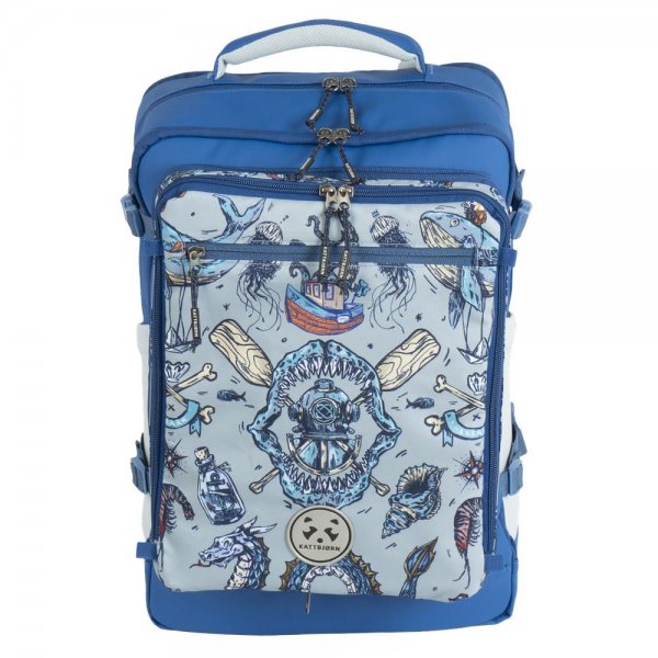 Kattbjörn Rucksack High Seas Schulrucksack ab 5. Klasse Design Backpack Schultasche Tasche Schule Freizeit