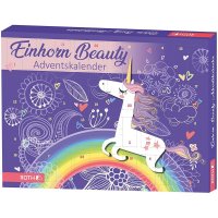 ROTH Einhorn Beauty-Adventskalender gefüllt mit Wellness-Accessoires und Kosm...
