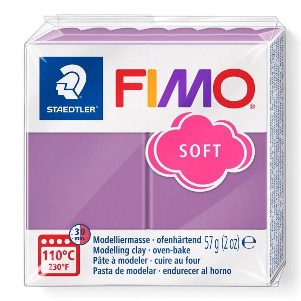 Staedtler FIMO soft blueberry shake 57g Modelliermasse ofenhärtend Knetmasse Knete