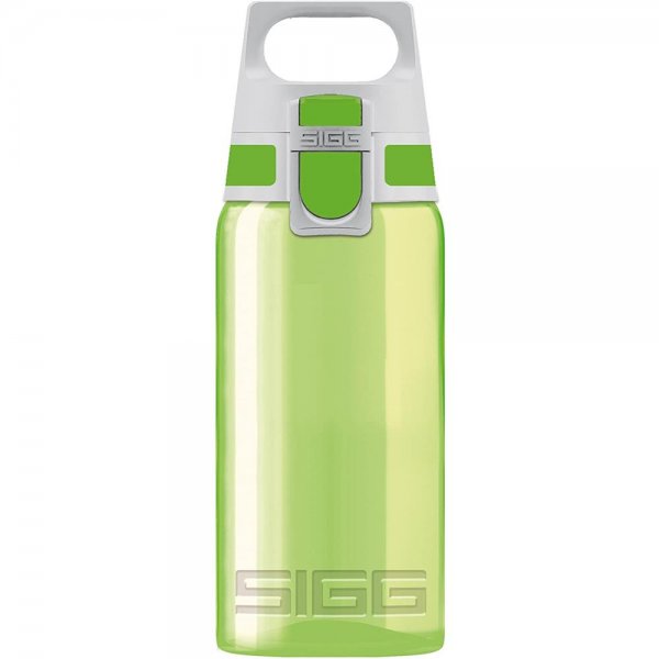 SIGG Trinkflasche 0,5L VIVA ONE Grün Kunststoff auslaufsicher Kohlensäuredicht Einhandbedienung