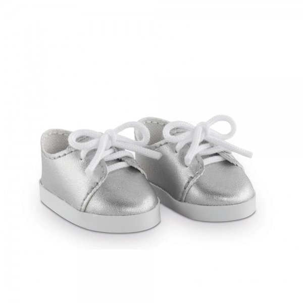 Corolle Puppenkleidung silberne Schuhe für 36 cm Ankleidepuppen