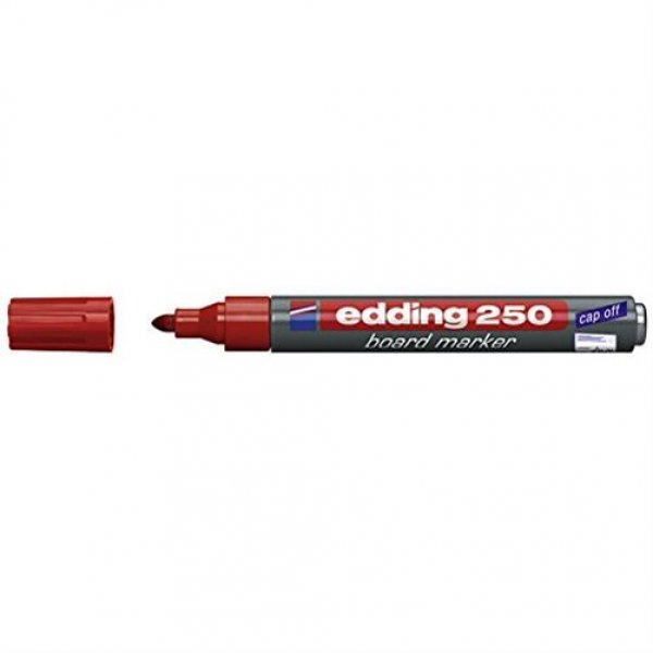 edding 250 Whiteboard-Marker rot nachfüllbar Rundspitze 1,5-3 mm