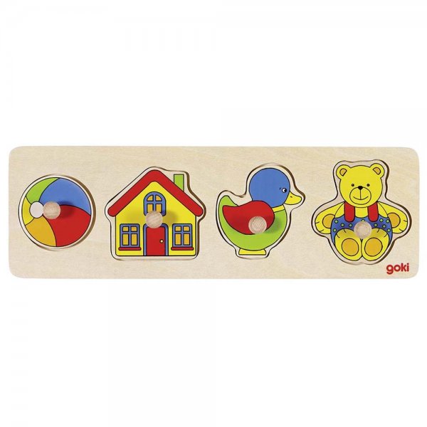 Goki 57998 - Steckpuzzle - Spielzeug