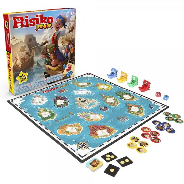 Hasbro E6936100 Risiko Junior kindergerechtes Strategiespiel ab 5 Jahren