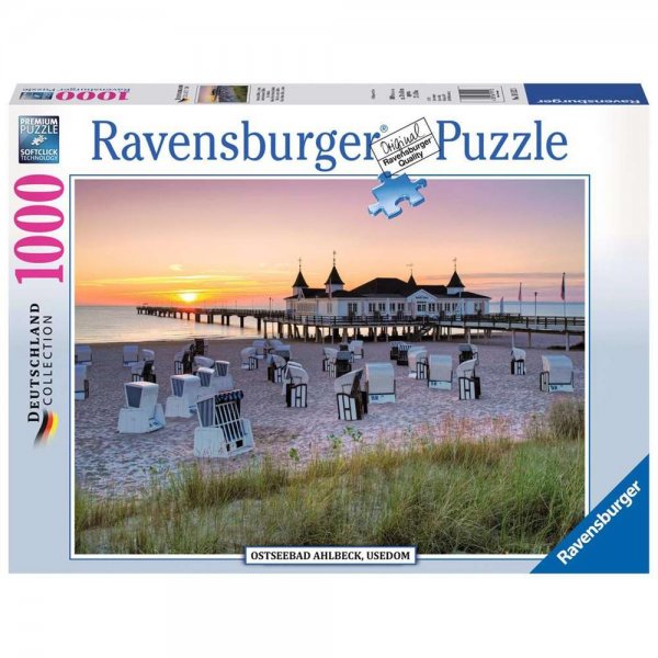 Ravensburger Puzzle 1000 Teile Ostseebad Ahlbeck Usedom Deutschland Städte ab 14 Jahren