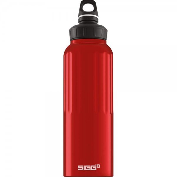 SIGG Trinkflasche aus Aluminium 1,5L WMB Traveller Red auslaufsicher leicht robust