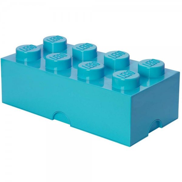 LEGO® Storage Brick 8 Türkis Aufbewahrungsbox mit 8 Noppen Baustein stapelbar