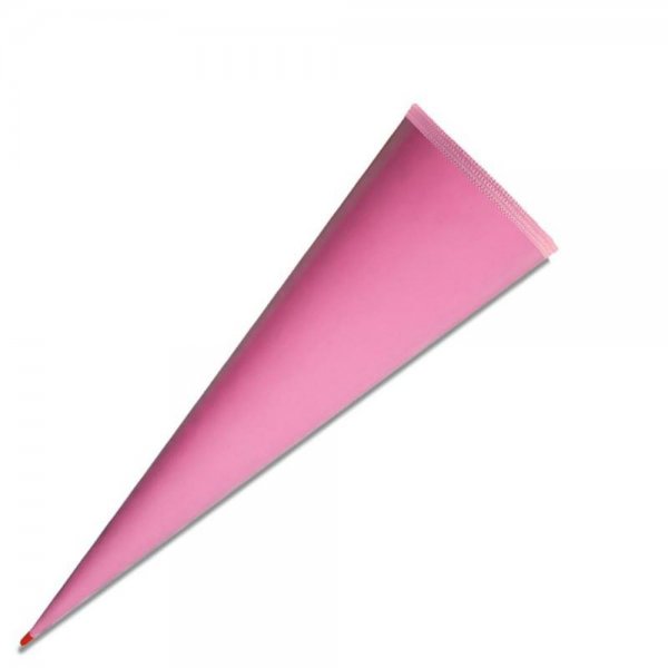 Roth Schultüte Rohling 70 cm rund Rosa einfarbig ohne Verschluss Zuckertüte für Schulanfang