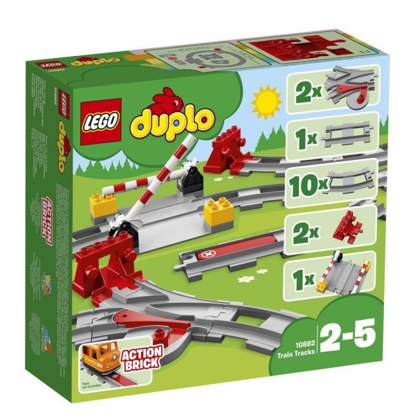 LEGO® DUPLO® Eisenbahn 10882 - Eisenbahn Schienen Set