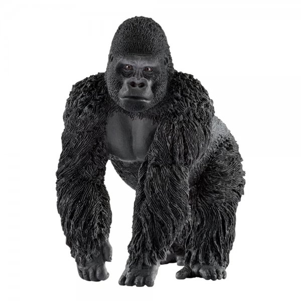 Schleich 14770 - Gorilla Männchen schwarz Spielfigur Tierfigur Spielzeug Affe