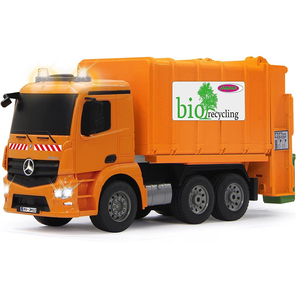 Jamara Müllwagen Mercedes Antos Ferngesteuertes Auto Müllauto Abfall Recycling 