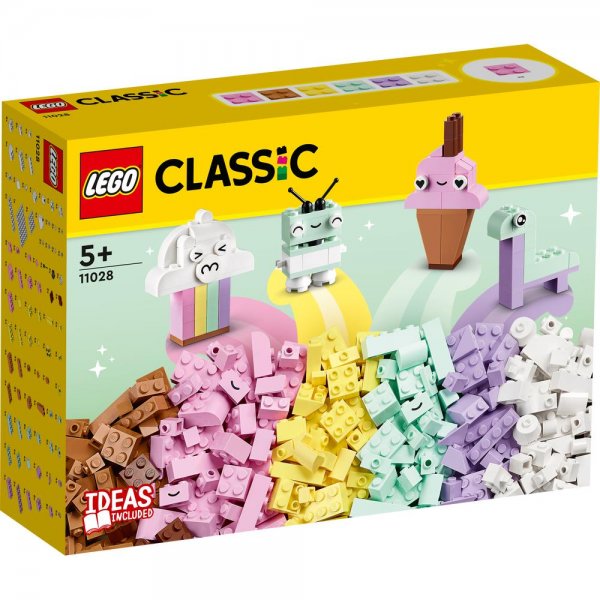 LEGO® Classic 11028 - Pastell Kreativ-Bauset Bausteine-Box Konstruktionsspielzeug ab 5 Jahren