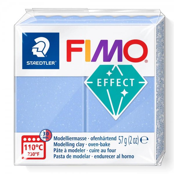 Staedtler FIMO effect blau-achat 57g Modelliermasse ofenhärtend Knetmasse Knete