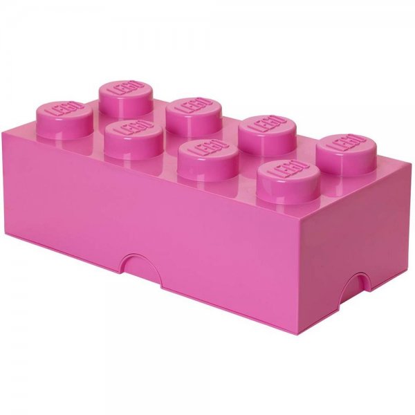 LEGO® Storage Brick 8 Pink Aufbewahrungsbox mit 8 Noppen Baustein stapelbar