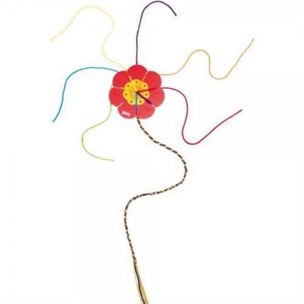 goki 58616 - Strickblume, Strickklee Freundschaftsbänder selbst machen 2 Stück