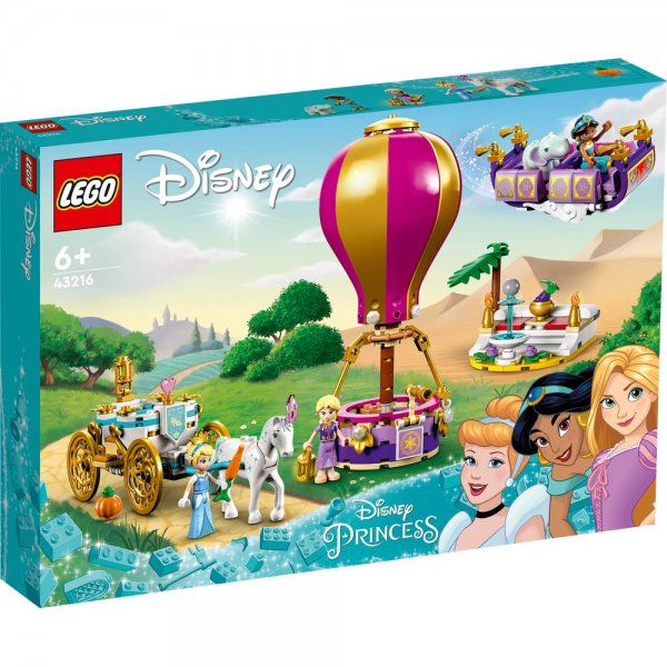 LEGO® Disney Princess 43216 - Prinzessinnen auf magischer Reise Spielset für Kinder ab 6 Jahren