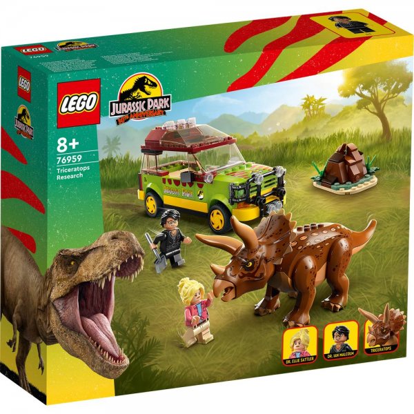 LEGO® Jurassic Park 76959 - Triceratops-Forschung Dinosaurier Bauset Spielset ab 8 Jahren