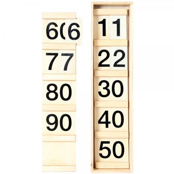 Montessori Seguintafeln II, Zahlen 11 bis 99 lernen, Lernspielzeug, NEU
