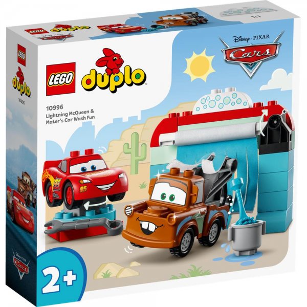 LEGO® DUPLO® Disney and Pixar’s Cars 10996 - Lightning McQueen und Mater in der Waschanlage