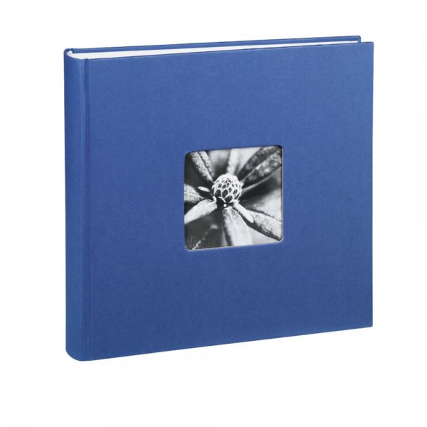 Hama Jumbo-Album "Fine Art" 30 x 30 cm 100 weiße Seiten Blau Fotoalbum Scrap-Book