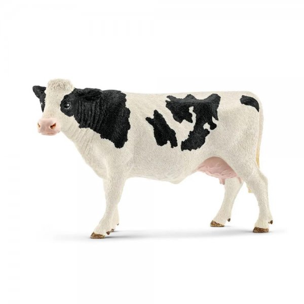 Schleich Farm World 13797 - Kuh Schwarzbunt Spielfigur Tierfigur Sammelfigur Bauernhof