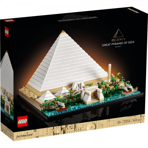 LEGO® Architecture 21058 - Cheops-Pyramide Bauset Modell zum Sammeln und Ausstellen für Erwachsene