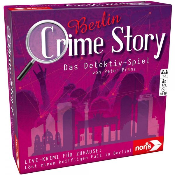 Noris Spiele Crime Story Berlin Detektiv Spiel Krimi Kartenspiel Gesellschaftsspiel ab 12 Jahren