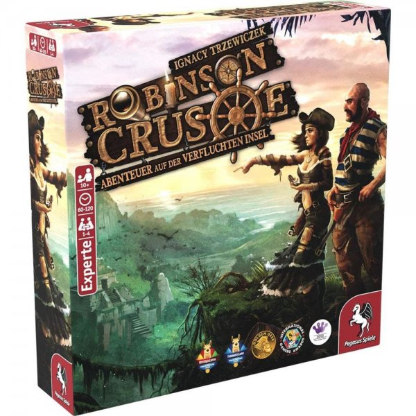 Pegasus Robinson Crusoe - Abenteuer auf der Verfluchten InselBrettspiel Gesellschaftsspiel Strategie