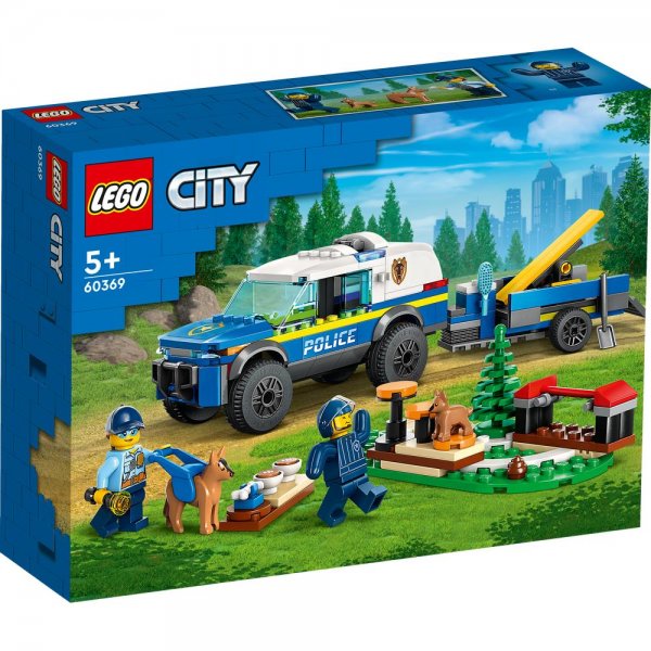 LEGO® City 60369 - Mobiles Polizeihunde-Training Bauset Spielset für Kinder ab 5 Jahren