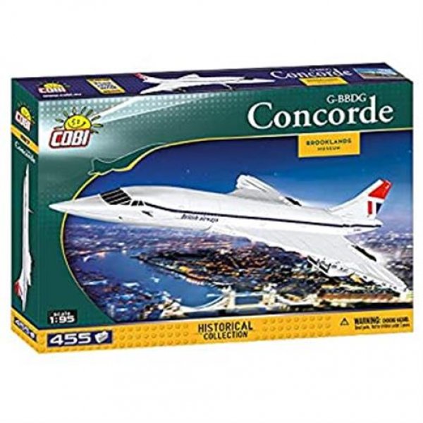 COBI Historical Collection 1917 - Concorde G-BBDG Überschallflugzeug Spielset Konstruktionsspielzeug