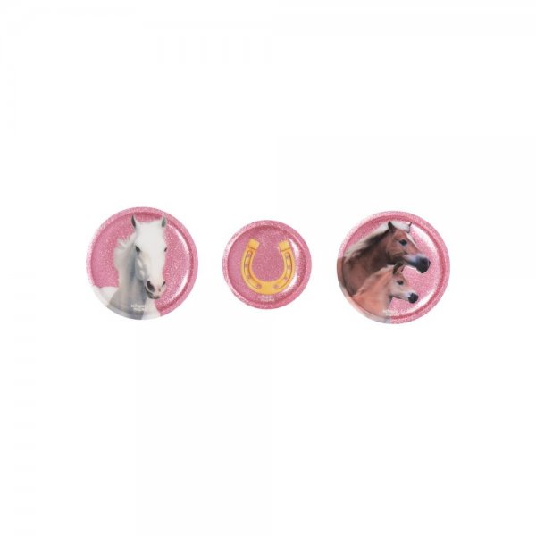 School-Mood 3er Patchy-Set Ella Pony Klett Anhänger Sticker
