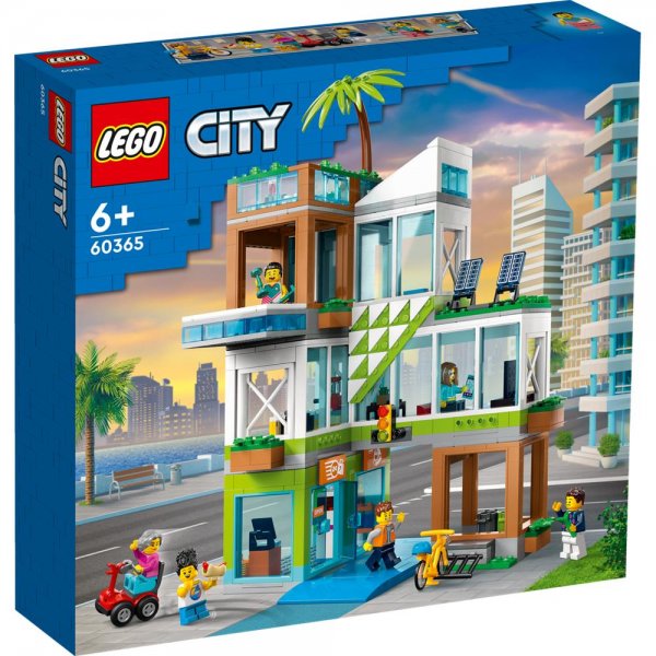 LEGO® City 60365 - Appartementhaus Wohnhaus Bauset Spielset für Kinder ab 6 Jahren