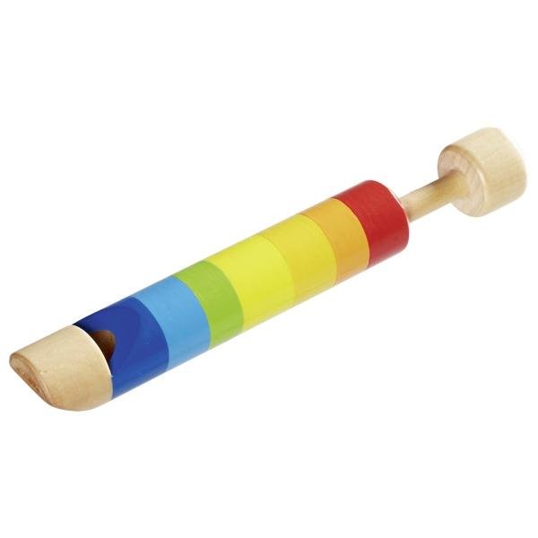 Goki Kolbenflöte Holz Flöte Musikinstrument Spielzeug Kinderflöte