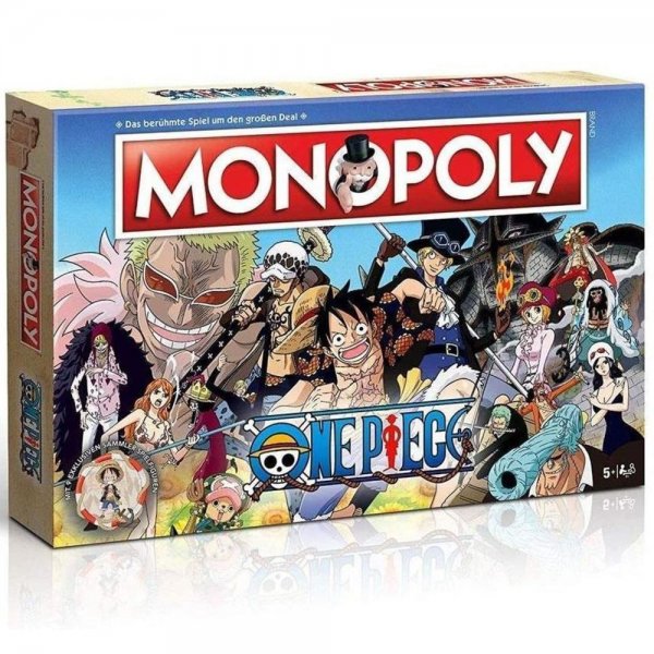 MONOPOLY One Piece Brettspiel Familienspiel Gesellschaftsspiel ab 5 Jahre