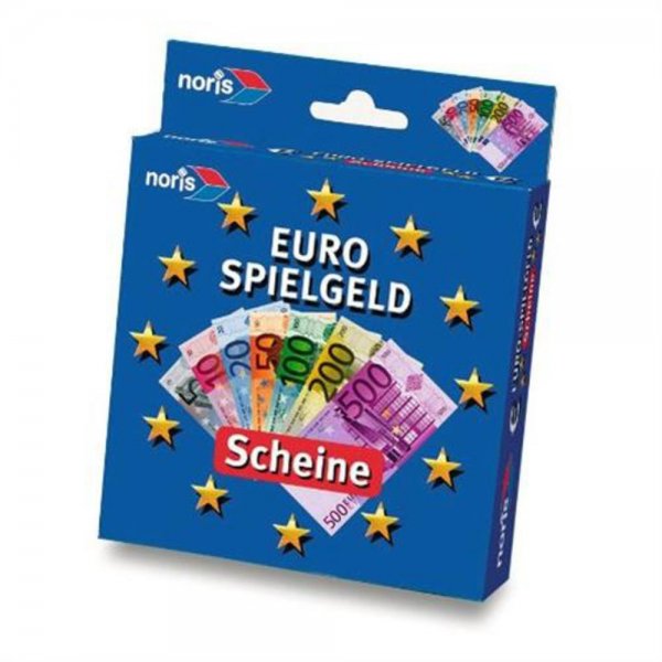 Noris Spiele Rechengeld Euro Scheine für Grundschule Kaufmannsladen Kaufladen