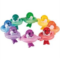 Tomy 6528 - Aqua Fun - Do Re Mi Delfine Bade-Spielzeug mit Musik Kinder
