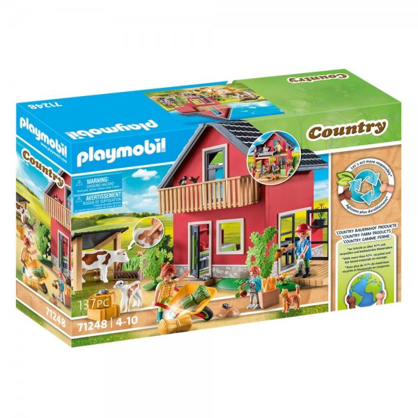 PLAYMOBIL® Country 71248 - Bauernhaus Bauernhof Spielset für Kinder ab 4 Jahren