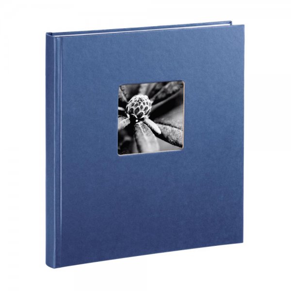 Hama Buch-Album "Fine Art" 29 x 32 cm 50 weiße Seiten Blau Fotoalbum Scrap-Book