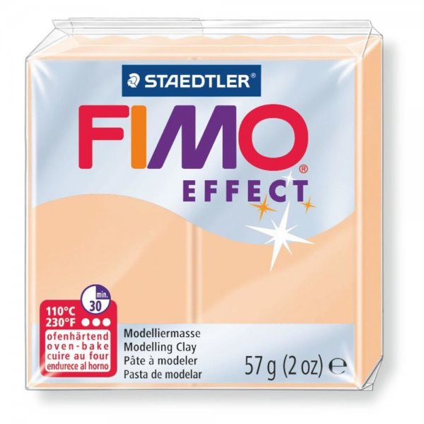Staedtler FIMO effect pfirsich 57g Modelliermasse ofenhärtend Knetmasse Knete Kinderknete