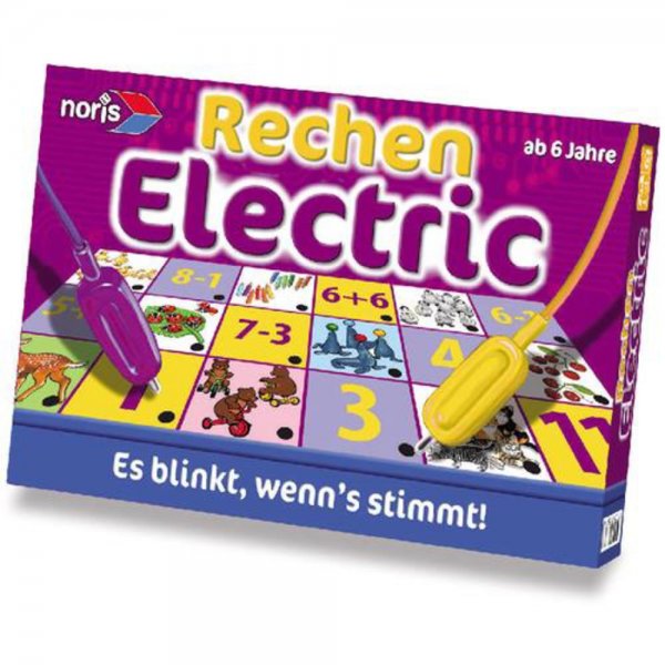 Rechen-Electric, 1-4 Spieler. Ab 6 Jahren, Gesellschaftsspiel, Kinderspiel, NEU