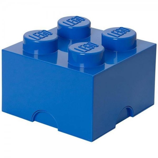 LEGO® Storage Brick 4 Blau Aufbewahrungsbox mit 4 Noppen Baustein stapelbar