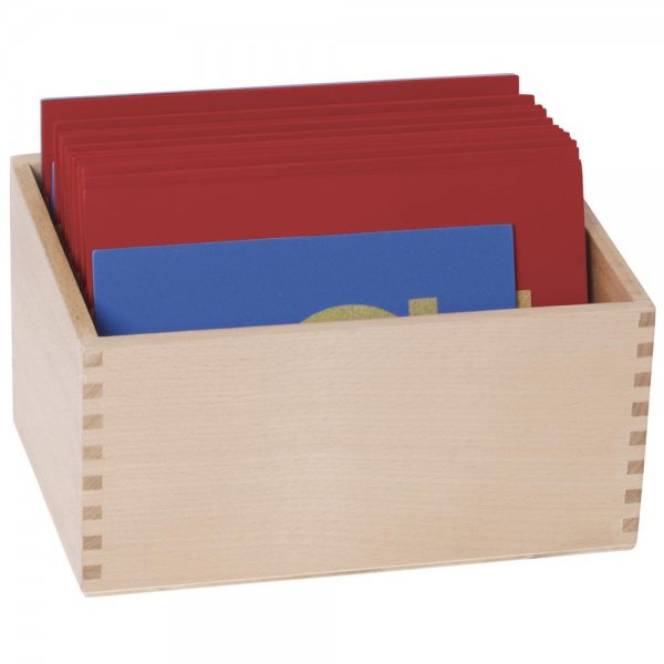 Montessori Box für Sandpapierbuchstaben, Lernspielzeug, NEU