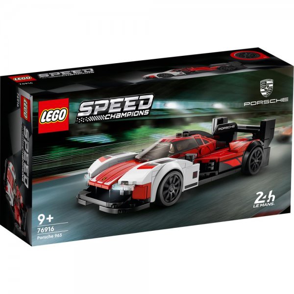 LEGO® Speed Champions 76916 - Porsche 963 Bau- und Spielset Sportwagen für Kinder ab 9 Jahren